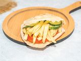French fries sandwich