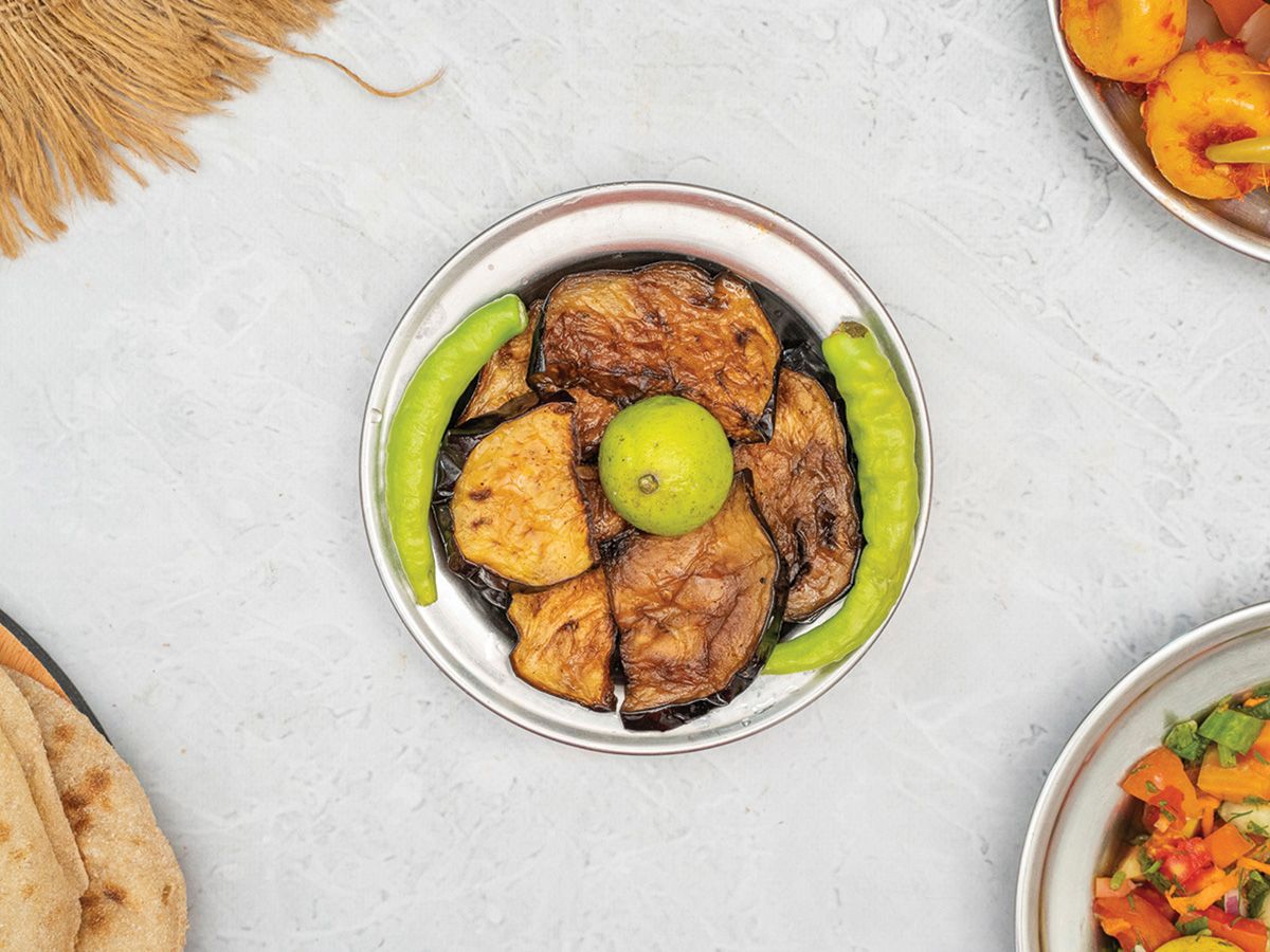 Fried Eggplant Plate
