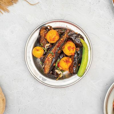 Pickled Eggplant Plate