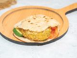 Eggplant Falafel Sandwich