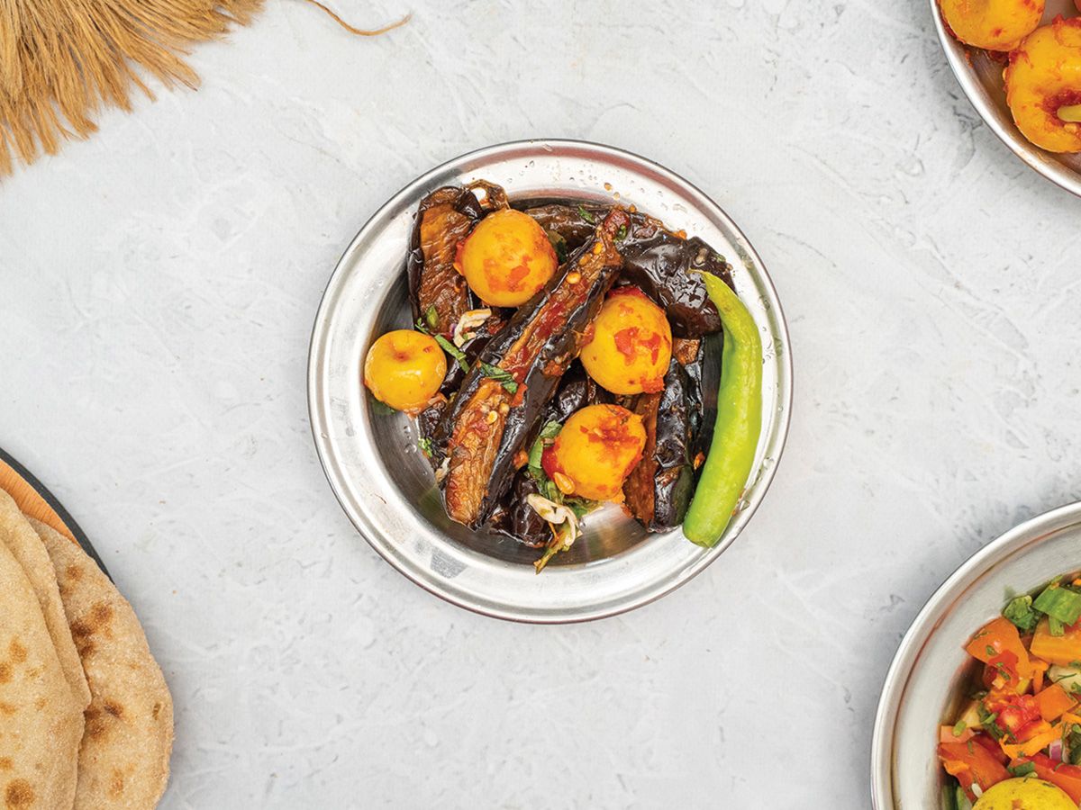 Pickled Eggplant Plate