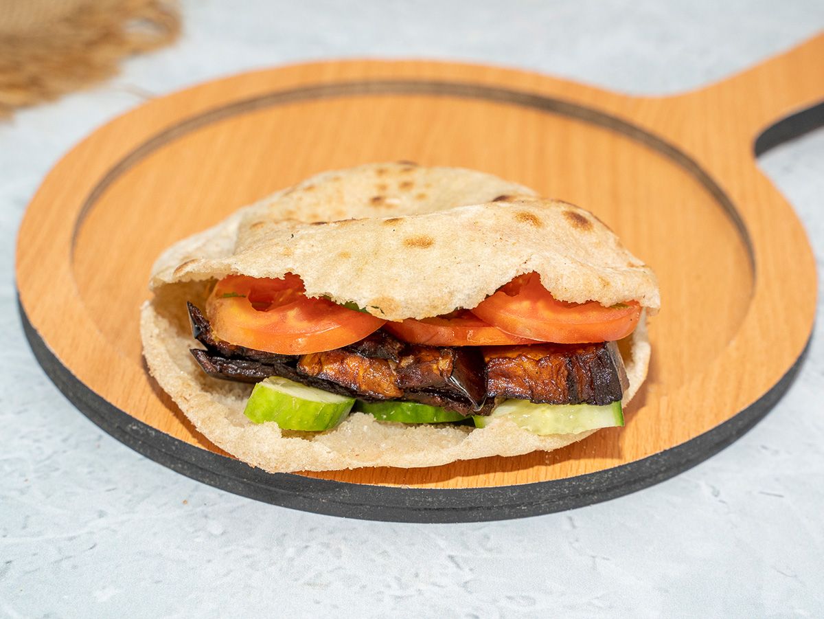 Fried Eggplant Sandwich