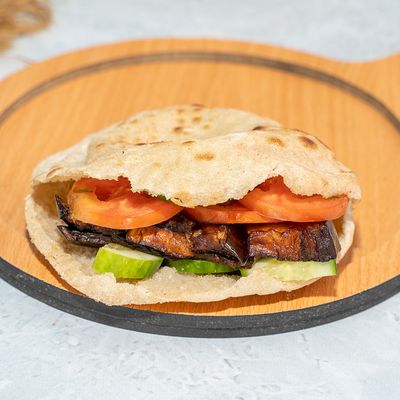 Fried Eggplant Sandwich