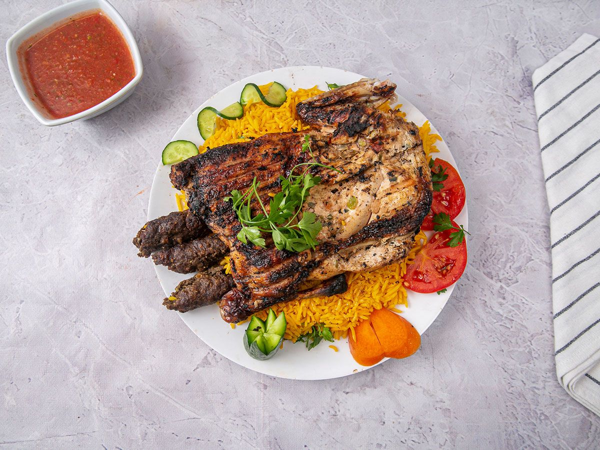 Half Chicken And 1/8 Kofta