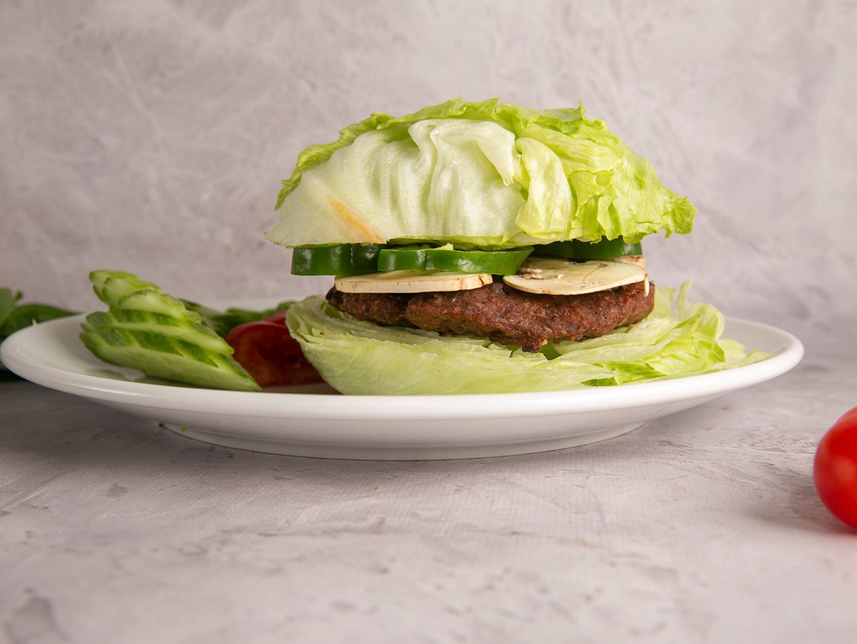 Beef Burger Keto Sandwich