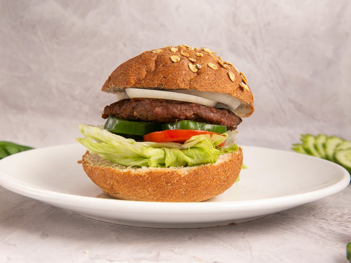 Grilled Beef Burger Sandwich