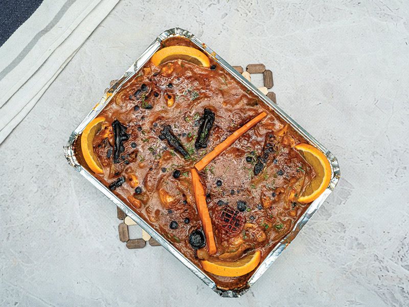 Seafood Casserole With Red Sauce