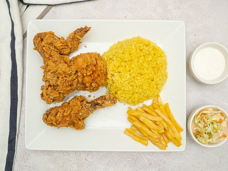 2 Broasted Chicken Pieces Meal