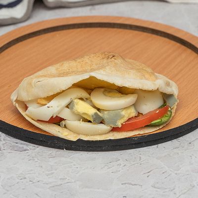 Eggs With Foul Sandwich