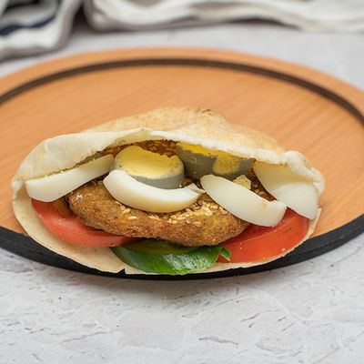 Eggs With Taamia Sandwich