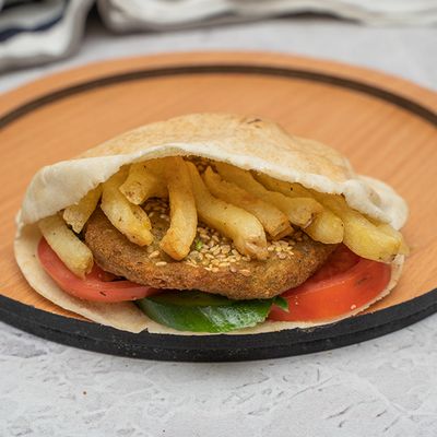 Stuffed Taamia With Potatoes Sandwich