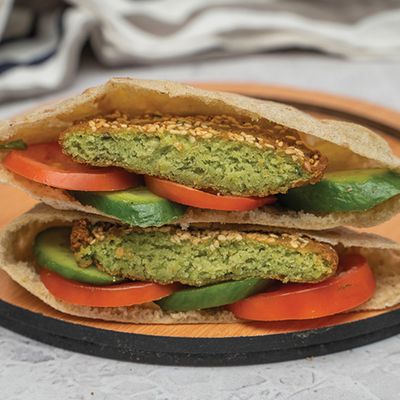 falafel plain bun or French Sandwich