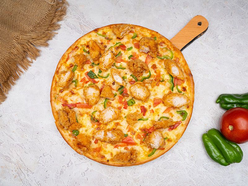 Chicken Strips Pizza