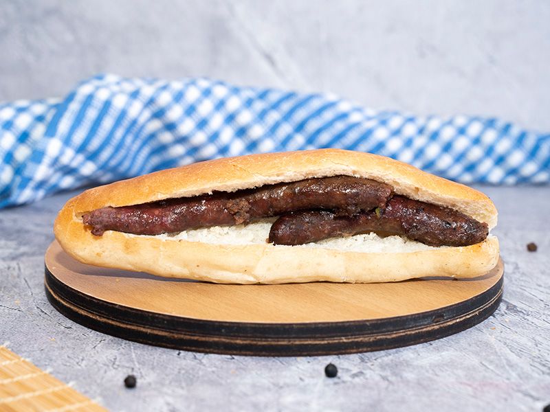 Mutton Sausage Sandwich