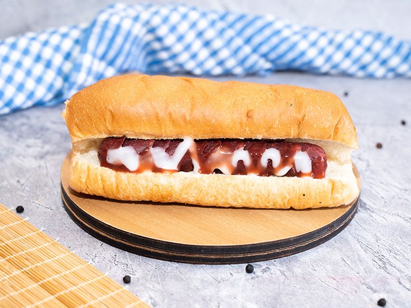 Plain Sausage Sandwich