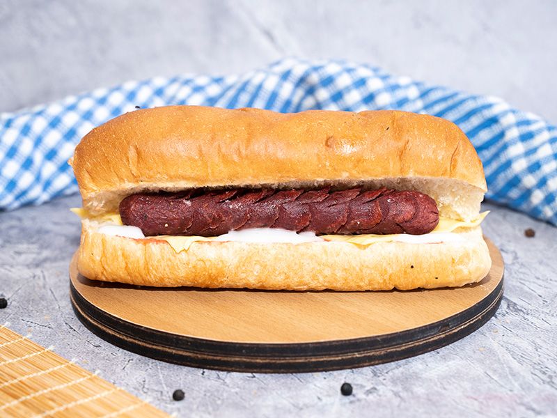 Sausage With Cheese Sandwich
