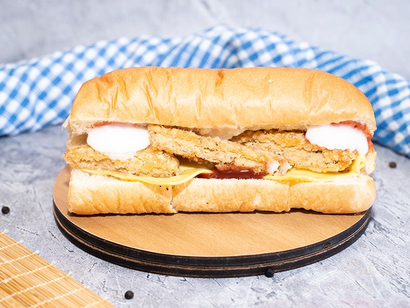 Spicy Chicken Sandwich With Cheese