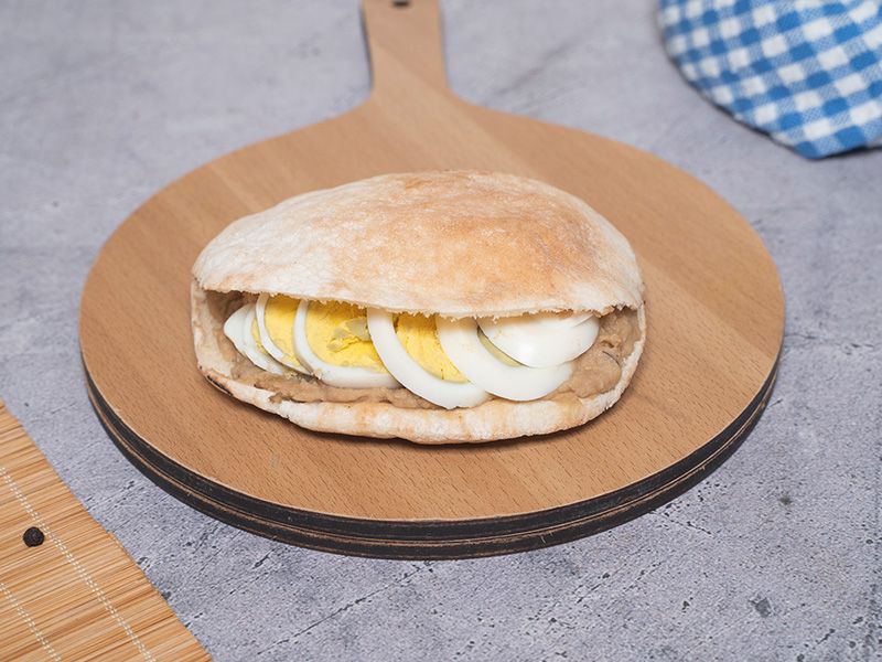 Foul With Eggs Sandwich