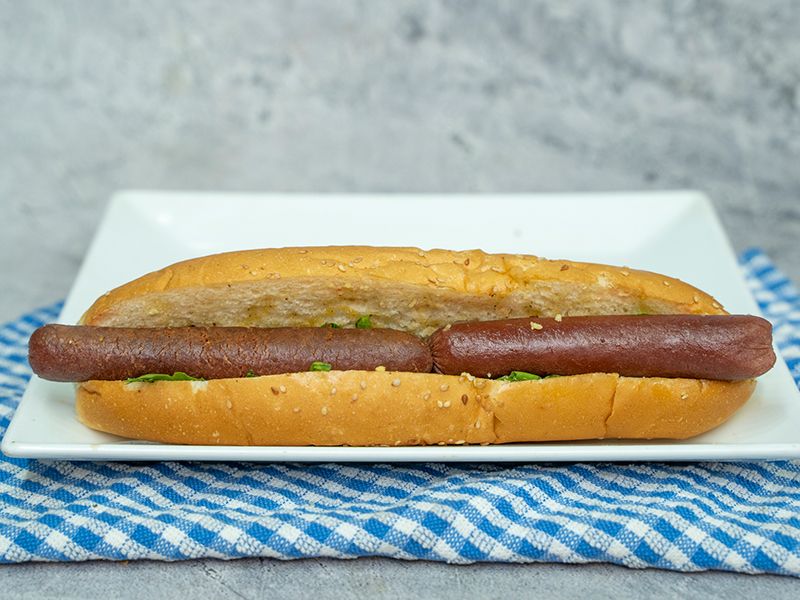 Plain Sausage Sandwich