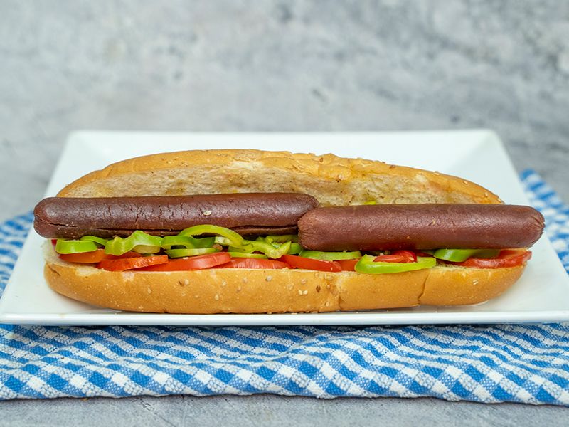 Sausage With Mixture Sandwich