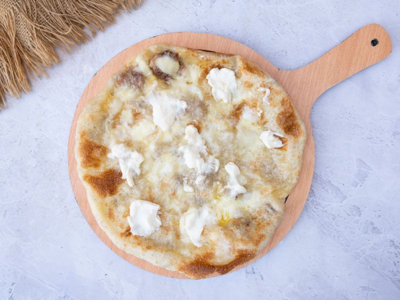 Oriental Sausage With Kiri Cheese Pie