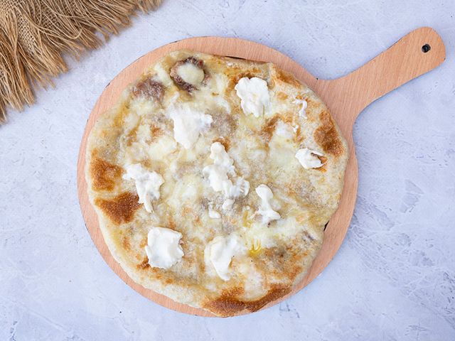 Oriental Sausage With Kiri Cheese Pie