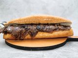 French Meat Shawarma Sandwich