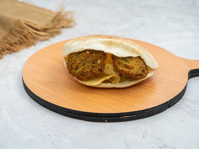 Taamia With Potatoes Sandwich