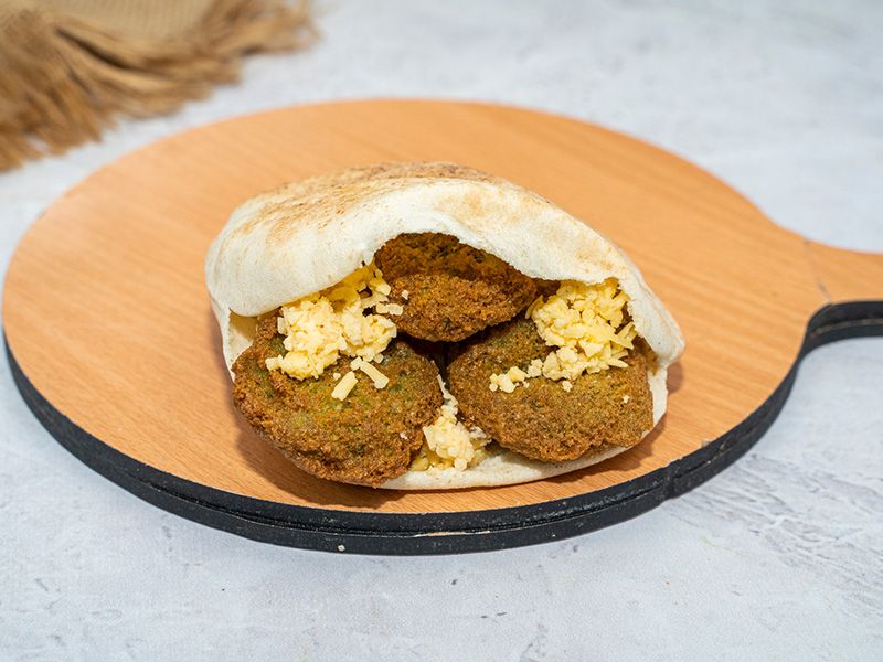 Taamia Sandwich With Roumi Cheese