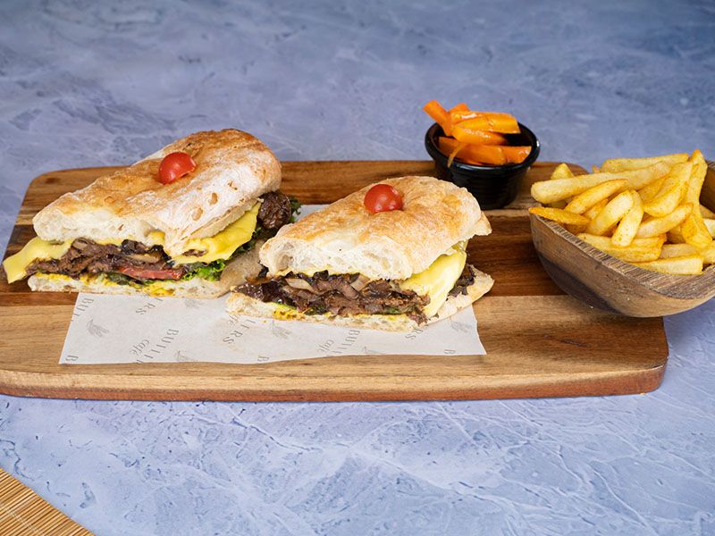 Angus Focaccia Sandwich