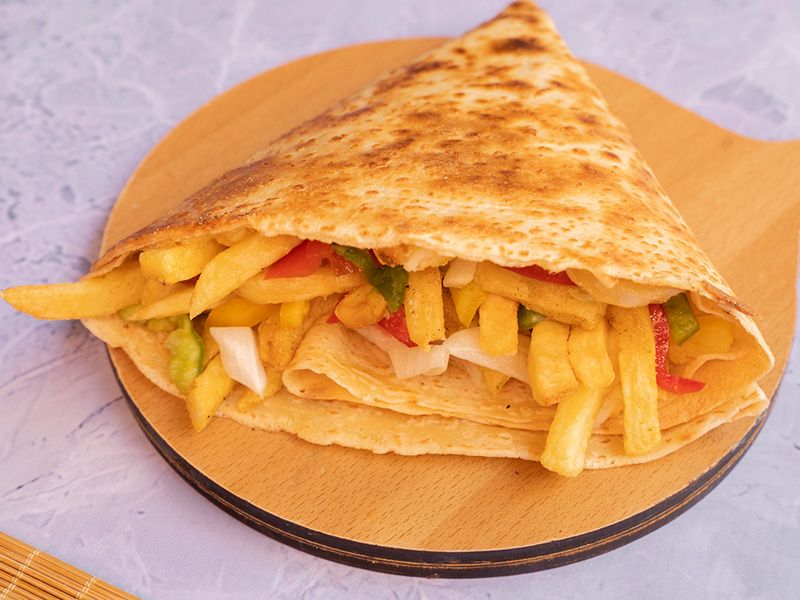 Mozzarella Potato Crepe