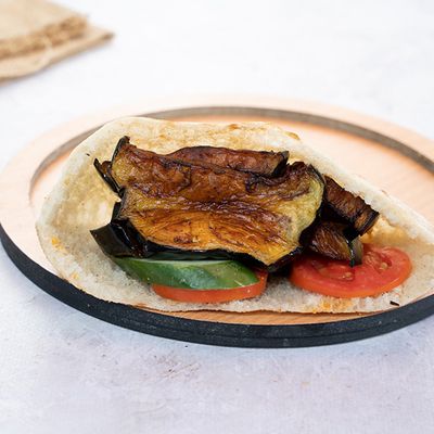 Fried Eggplant Sandwich