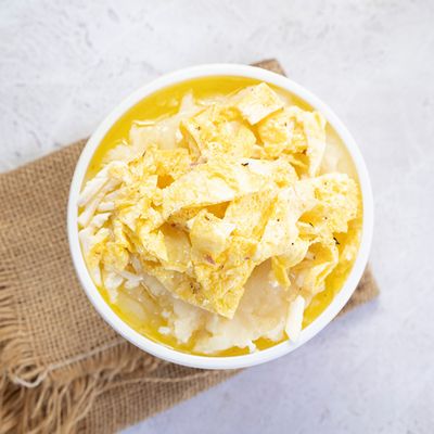 Mashed Potatoes With Omelette Box