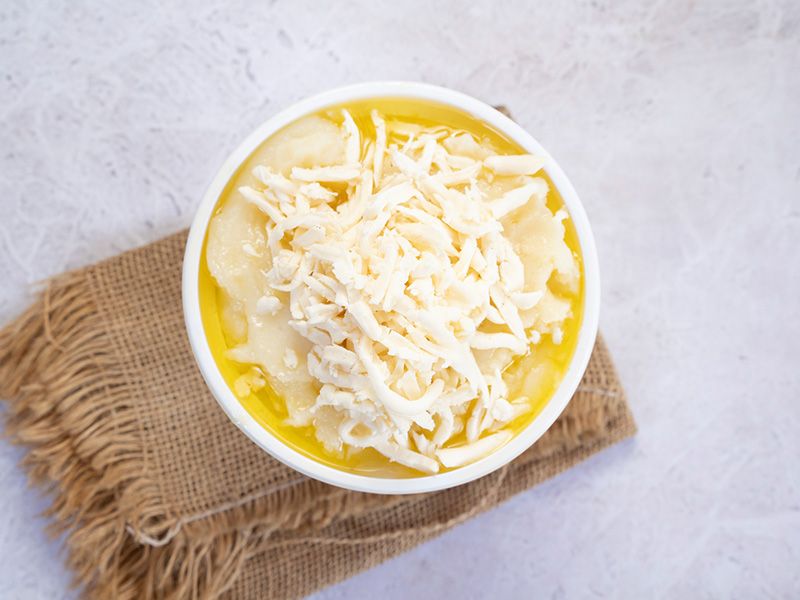 Mashed Potatoes With Roumi Cheese Box