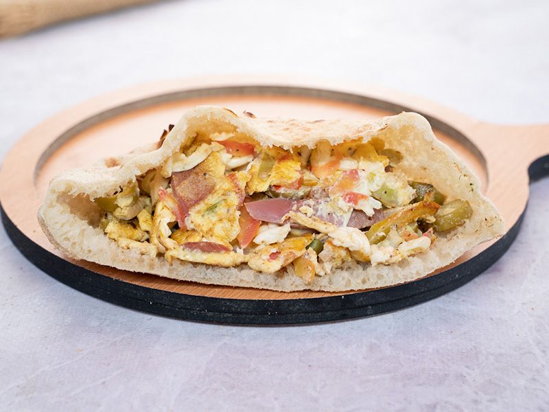 Omelette Apache Sandwich