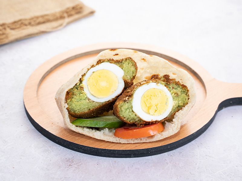 Ain katkoot Flafel sandwich