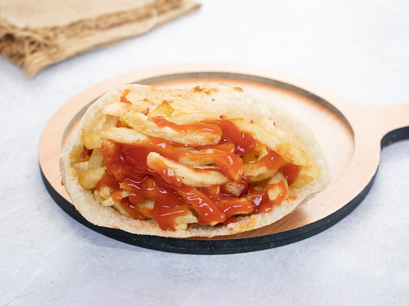 Fries With Ketchup Sandwich