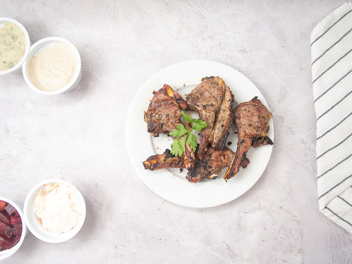 Grilled lamb chops