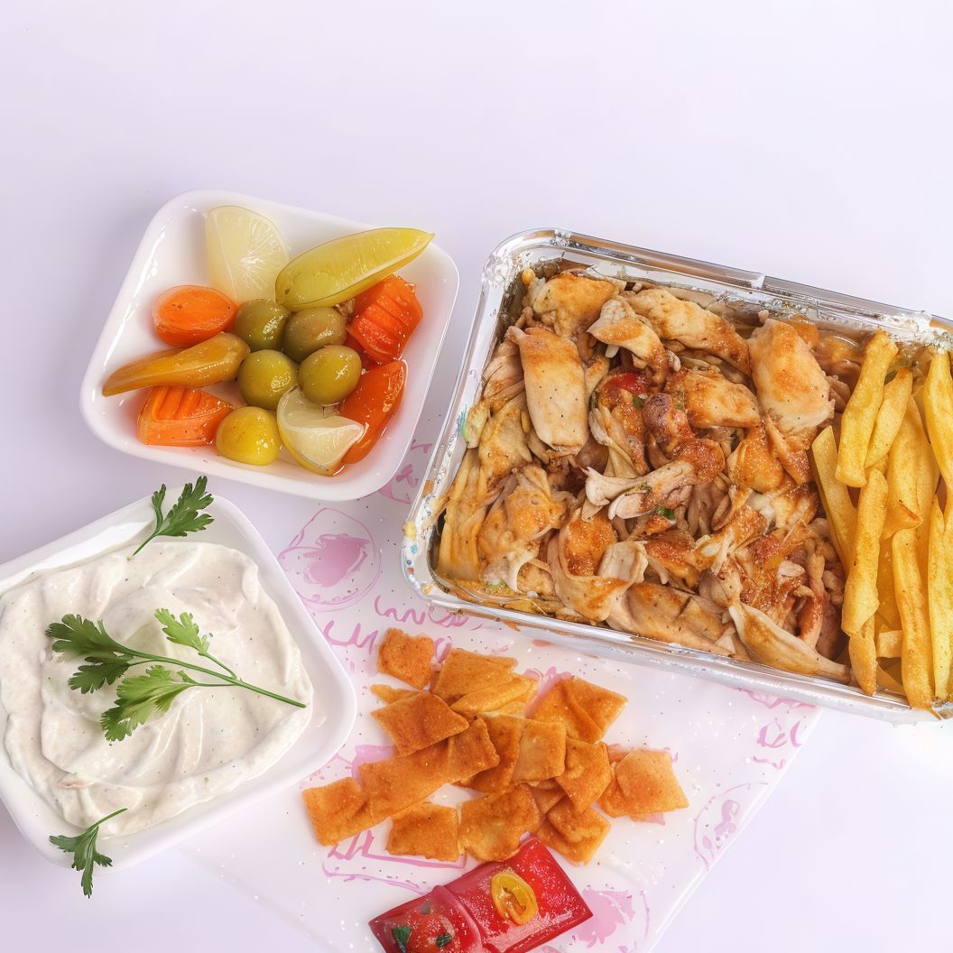 Chicken Shawerma Fatteh