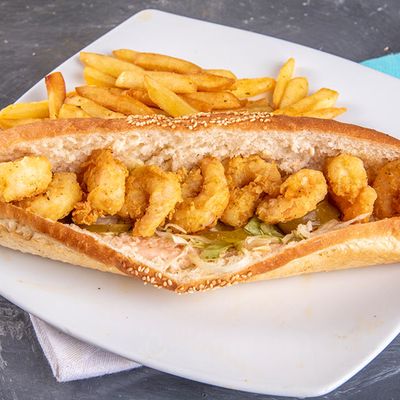 Shrimp sandwich