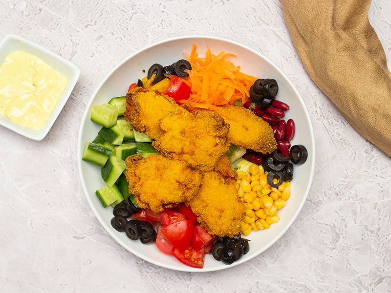 Crispy Chicken Salad