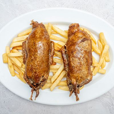 2 Stuffed Pigeons