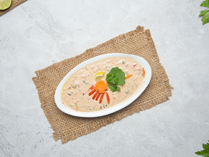 Herring With Sesame Paste Salad
