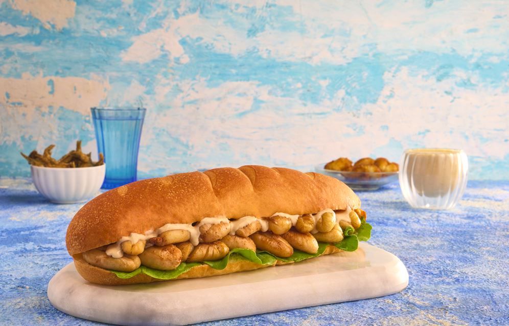 Fish Fillet Fajita Sandwich