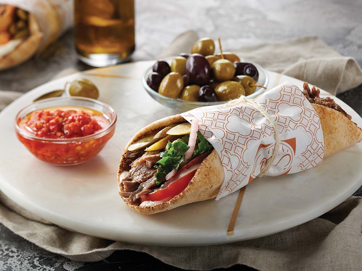 Meat Shawerma Sandwich