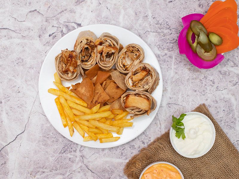Arabian Chicken Shawerma 6 Pieces