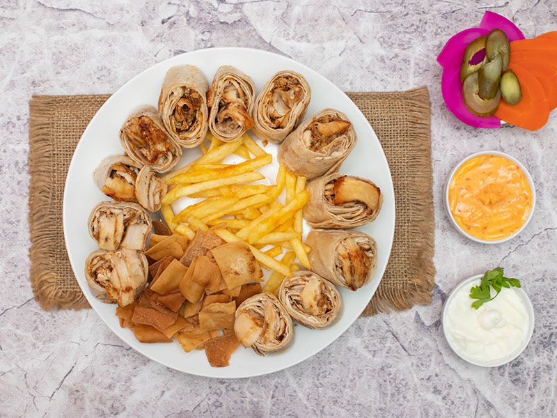 Arabic Chicken Shawarma Box 12 Pieces
