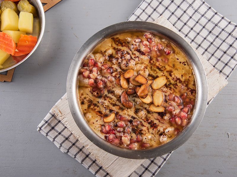 Fatteh With Ghee And Nuts