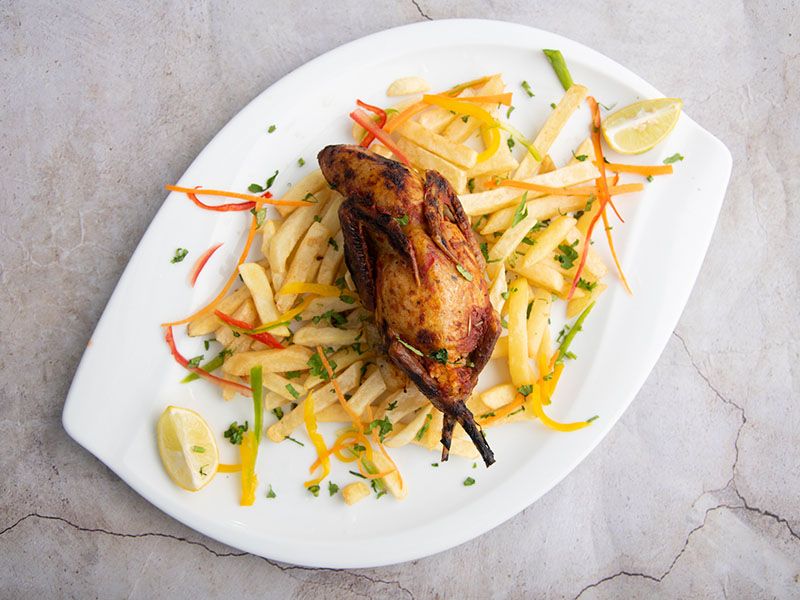 Stuffed Pigeon Platter