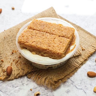 Rice Pudding with basbousa